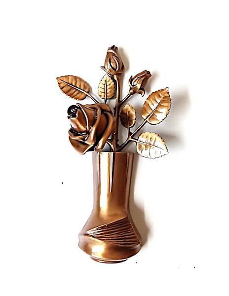 Rosa Con Semivaso P.BR