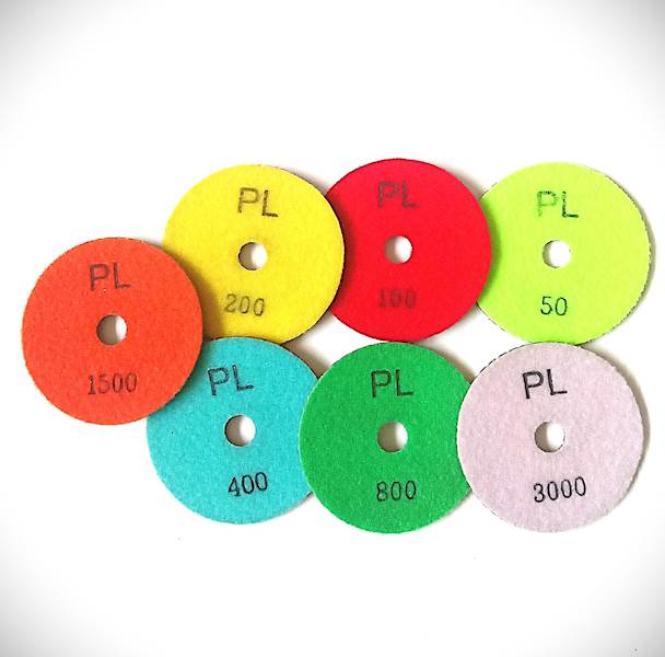 krążek polerski na rzepie 100mm PL HDT  #50-3000