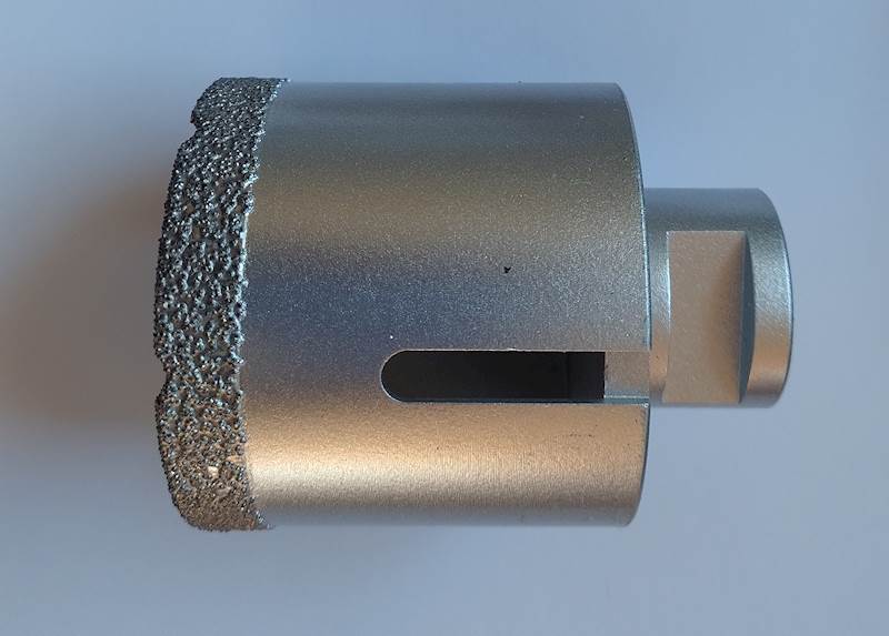 Wiertło diamentowe vacuum D35x10x75LxM14