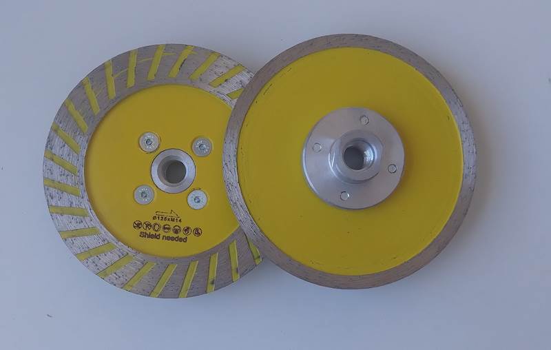 Piła 125mm żółta flansza import