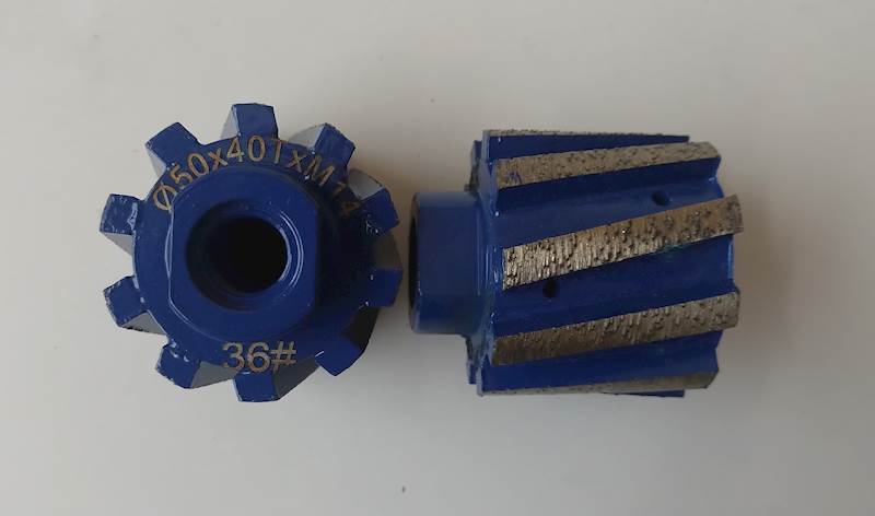 Walec pol. diam.  CMR  M14 Fi 50 x 40, metal #36,