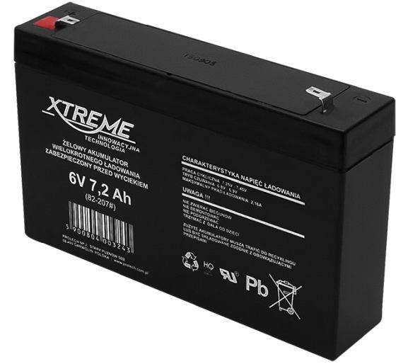 Akumulator   6V  7,2Ah Xtreme