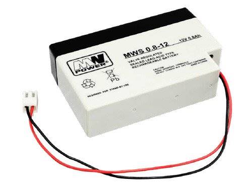 Akumulator  12V   0,8Ah MWS