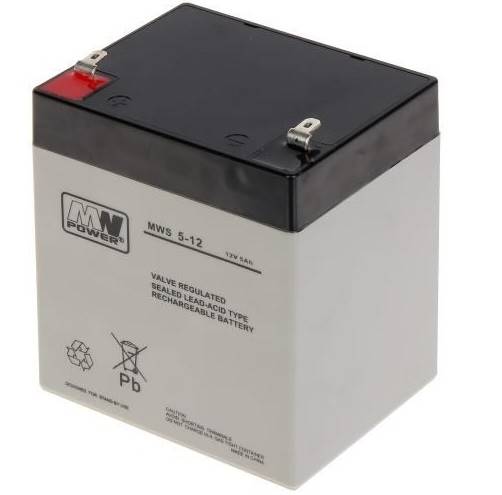 Akumulator  12V   5Ah MWS Power AGM