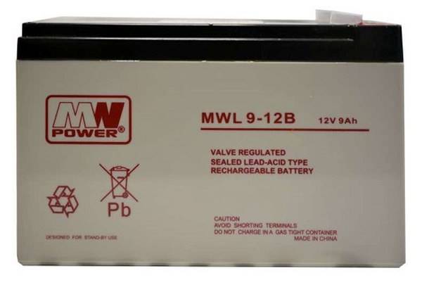 Akumulator  12V   9Ah  MWL max 250W