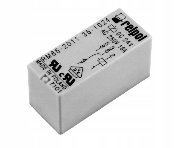 Przekaźnik  24V 16A RM85 Relpol