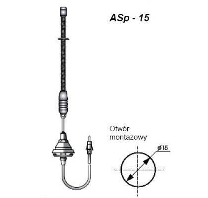 Antena sam. ASp-15 unicon