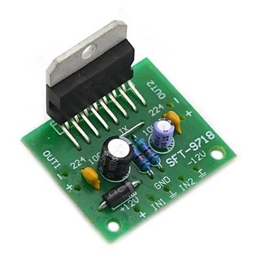 Wzmacniacz audio moduł 2x15W mini TDA7297