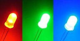Dioda LED  5mm migająca 3-kol. elektronik