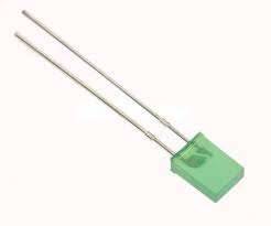 Dioda LED  2x5mm  zielona
