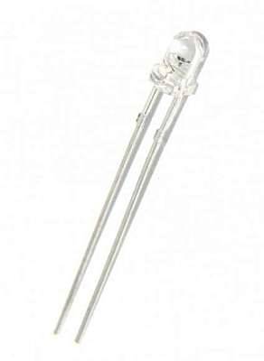 Dioda LED  3mm czerwona jasna 7cd