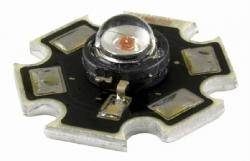 Dioda LED/   3W  Biała zimna 185lm z radiatorem