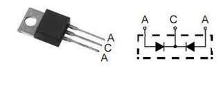Dioda Schottky MBR1545