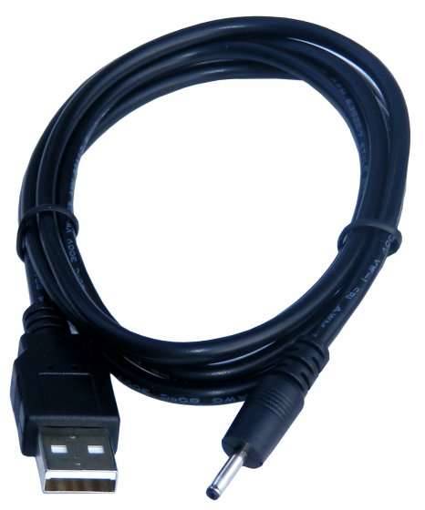 Kabel USB-wtyk / DC-wt 2,5/0,7