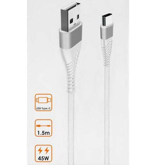 Kabel USB A   typ-C wt. 1,5m  ExtremeStyle 45W