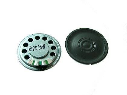 Głośnik 20mm płaski 16ohm