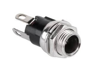 Gniazdo DC  5,5 / 2,1  do obudowy metal małe