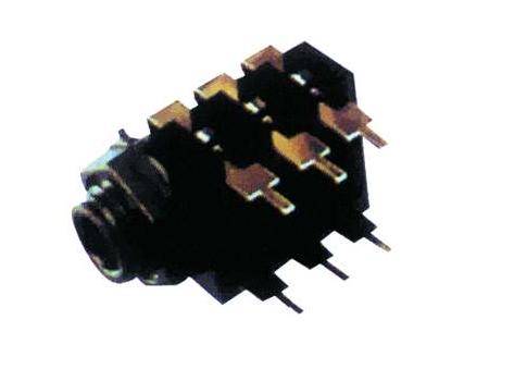 Gniazdo Jack 6,3 stereo przyk. plast.druk
