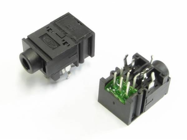 Gniazdo Jack 3,5 stereo do druku 5p+6p