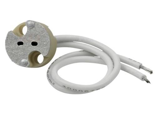 Gniazdo halogenowe oprawka G4; MR16 ceramiczna