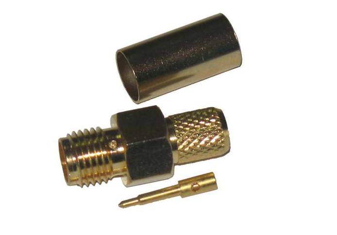 Gniazdo SMA-RP H155 (z bolcem)