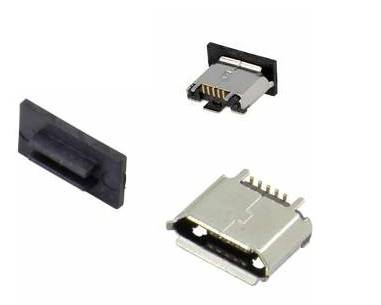 Gniazdo USB micro 5p mont. smd pionowe 2p