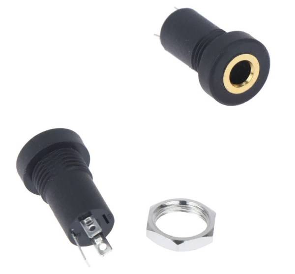 Gniazdo Jack 3,5 stereo do obudowy minijack 3pin