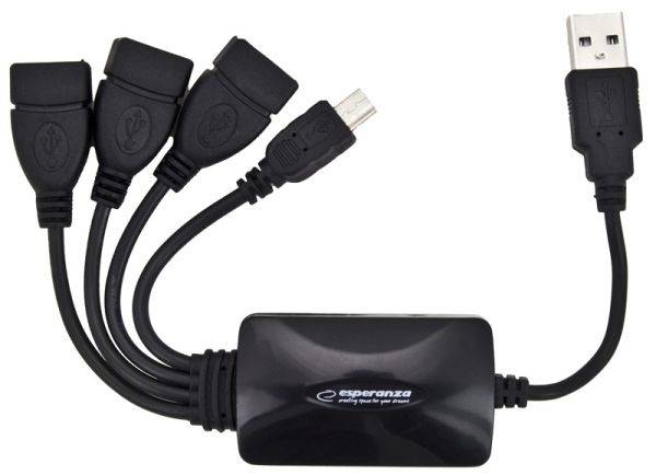 HUB USBx3 + usb mini EA114