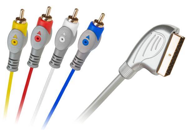 Kabel EURO 4 RCA  1,5m