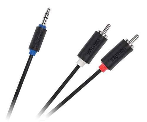 Kabel 2xRCA - JACK 3,5  5m Cabletech