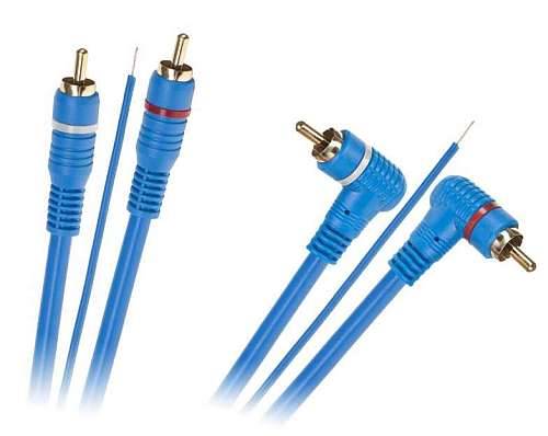 Kabel 2xRCA -2xRCA  5m + żyła ster. kąt