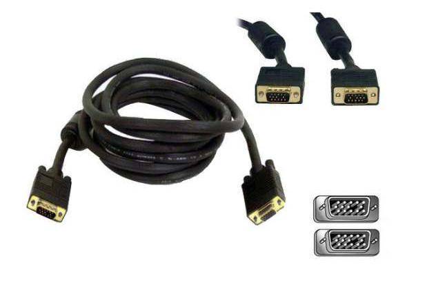 Kabel VGA DB15 wt./wt. 5m