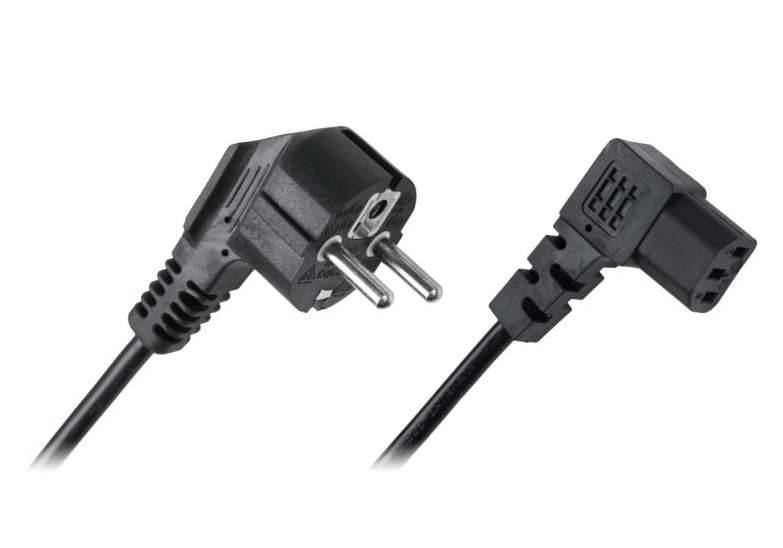 Kabel Zasilający Komp. 1,5m wtyk kątowy
