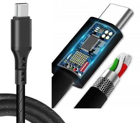 Kabel USB C + C wt.  1,5m ExtremeStyle 65W
