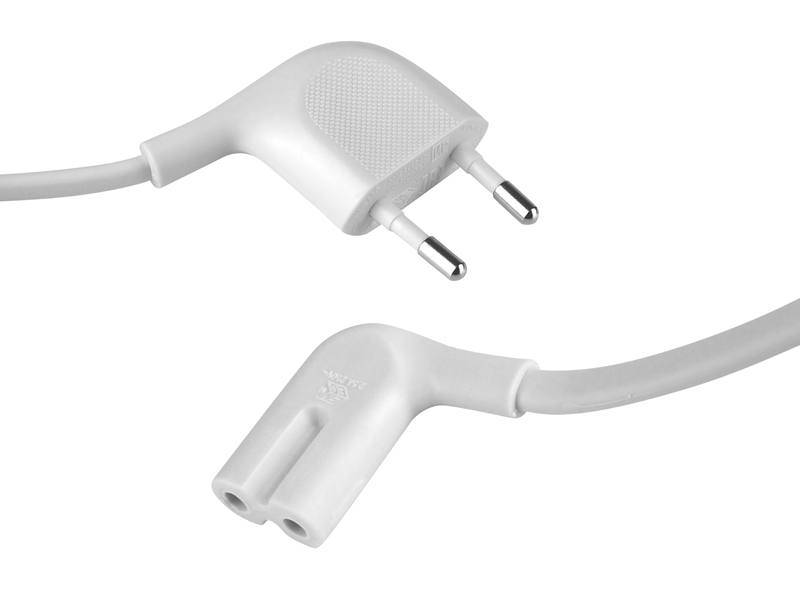 Kabel Zasilający Elektryczny RTV 1,5m kątowy