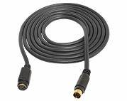 Kabel SVHS wt/gn 4p  7,5m przedłużacz