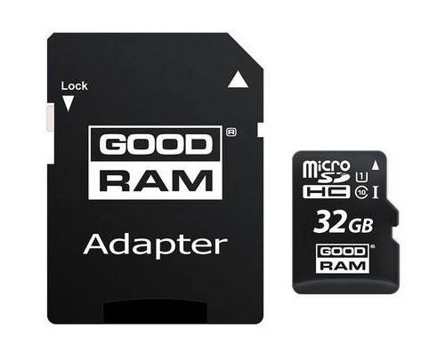 Karta Pamięci  32GB Micro SD +red. GoodRam C10u
