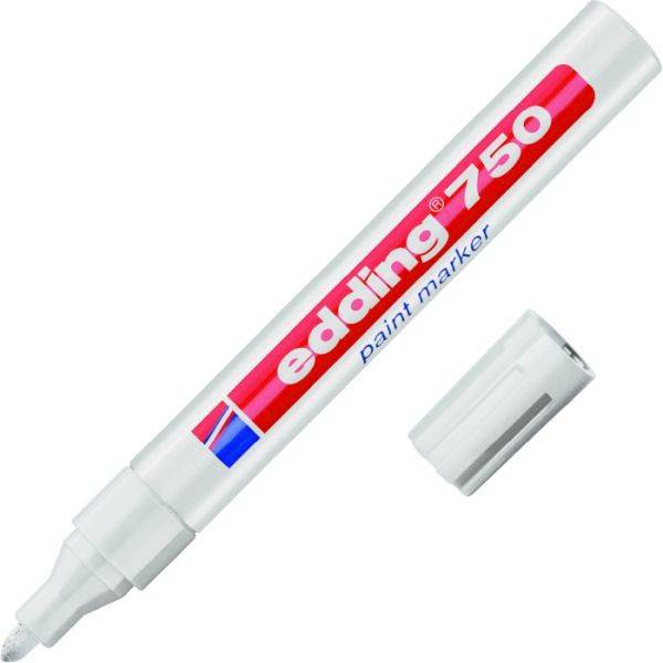 Marker Olejny 2,5mm Biały 2-4mm Edding 750