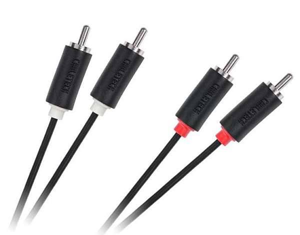 Kabel 2xRCA -2xRCA  1,0m Cabletech