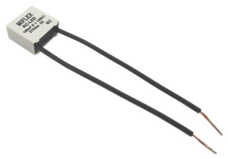 Kondensator MKT      0,1uF 275V+R 2p przeciwzakłóc