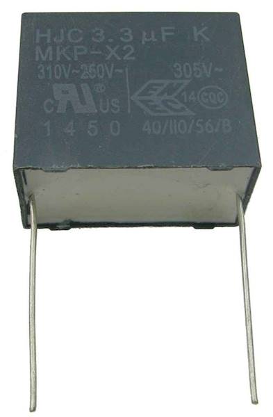 Kondensator     3,3uF zw. 275V MKP max 310V~