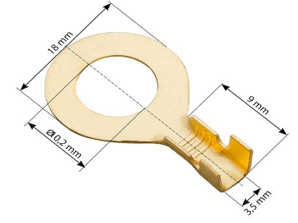 Konektor Oczko 10mm
