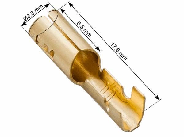 Konektor Cylindryczny okr. żeński 3,8mm (4mm)