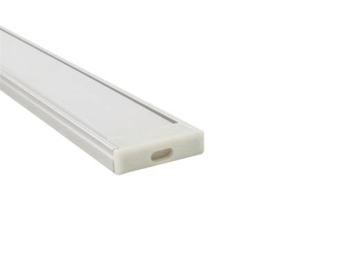 Listwa Profil LED Aluminium z kloszem 2m 24x6mm nt