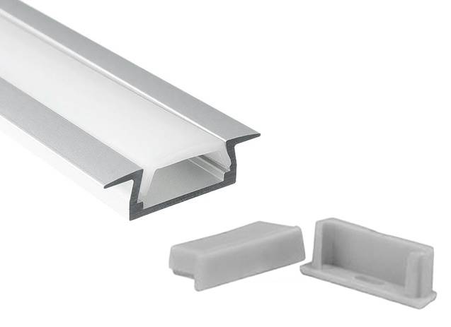 Listwa Profil LED Aluminium z kloszem 2m 22x6mm pt