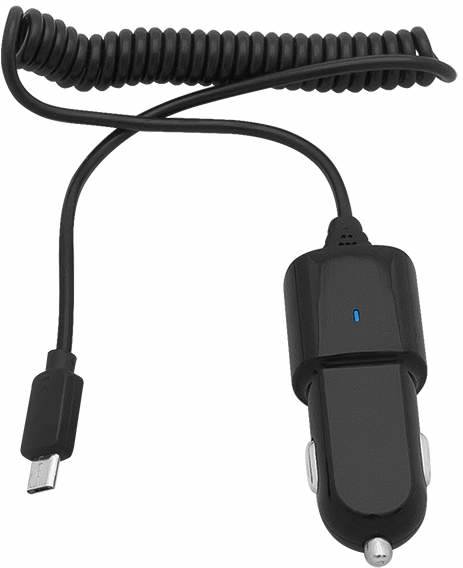 Ładowarka  USB sam. 2,1A USB z przew. micro Blow