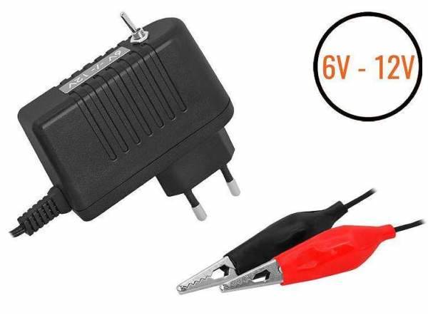 Ładowarka do aku. żel.  6 i 12V  0,7A Biaks
