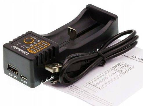 Ładowarka uniwersalna Lii-100 18650 i AA