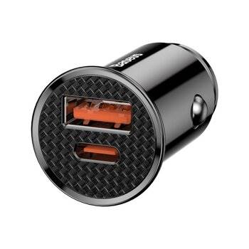 Ładowarka  USB sam. 5A QC USB+ C Baseus