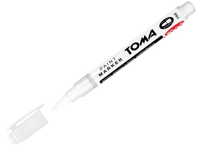Marker Olejny 1,8mm Biały Toma fine